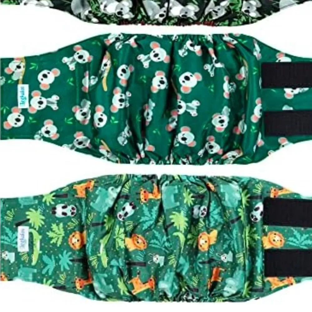 Koala Male Dog Diapers 3 Pack High Absorbing Dog Belly Bands Small Wrap 3pk New